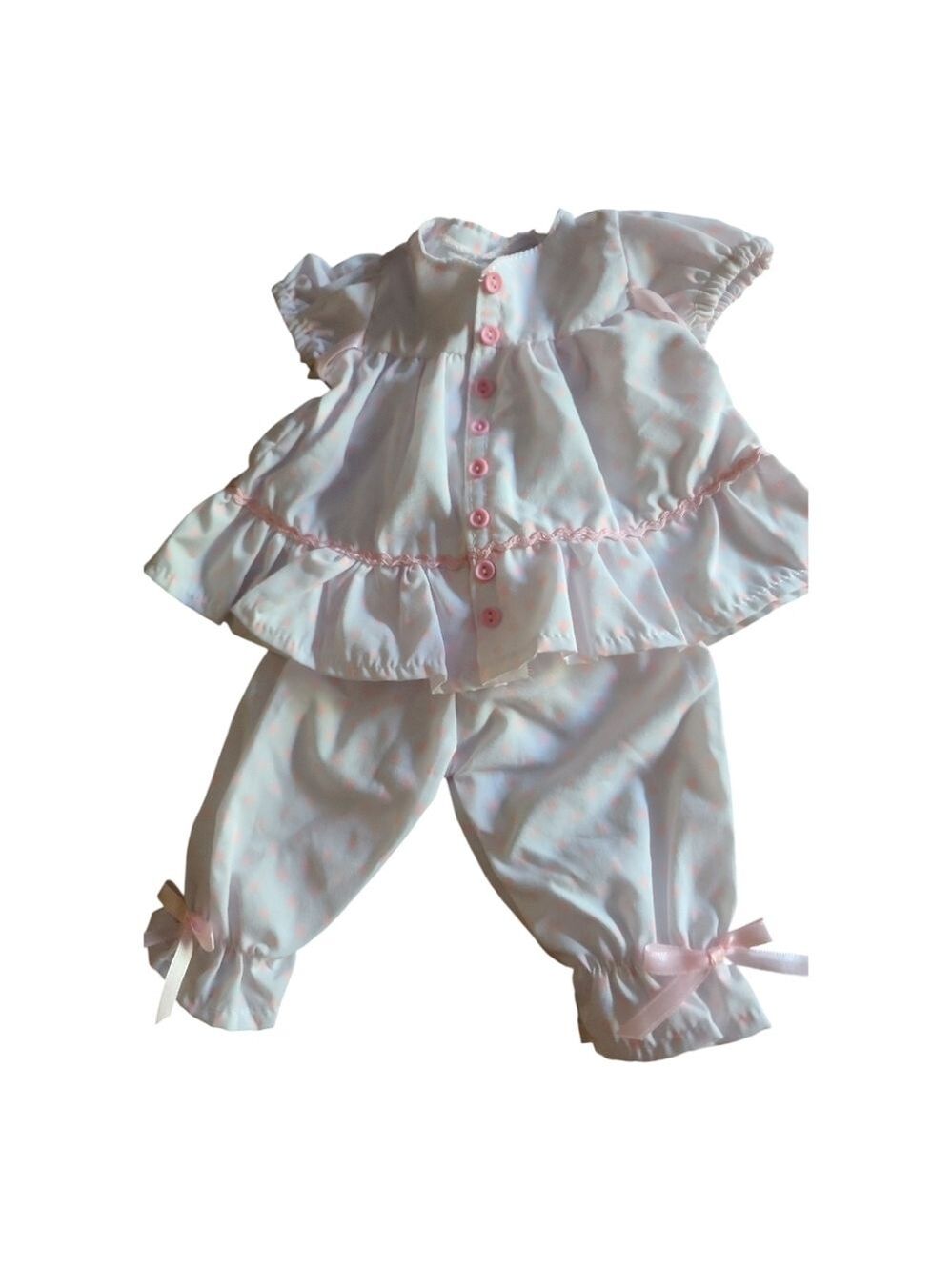 EUC 18" doll 2-piece outfit Top has velcro closing